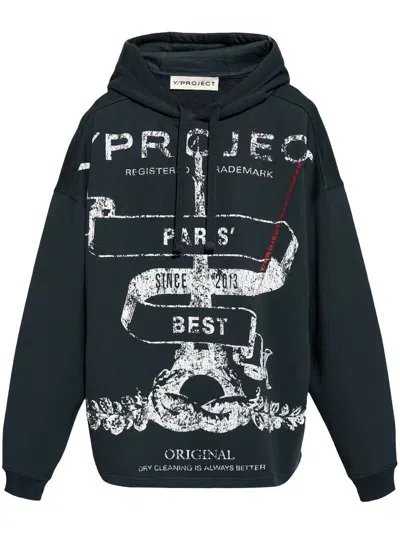 Y/project Evergreen Paris' Best Hoodie In Green