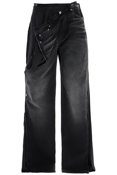 Y/project Collapsed Waist Jeans In Black