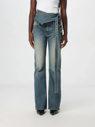 Y/project Jeans  Woman Color Blue In Blau