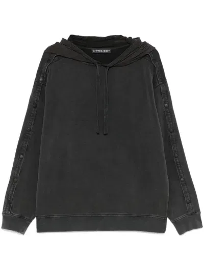 Y/project Layered Hoodie In Black