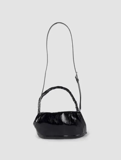 Y/project Mini Wire Bag In Shiny Black