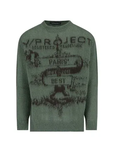 Y/project Y Project Sweaters In Green