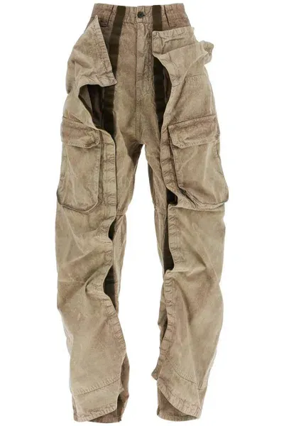 Y/project Y Project Velcro Cargo Pants With In Khaki