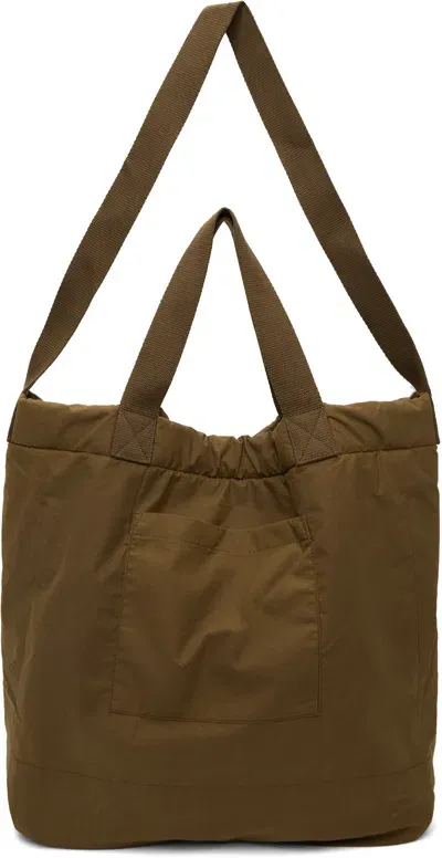 Ymc You Must Create Brown Reversible Tote In 20-brown