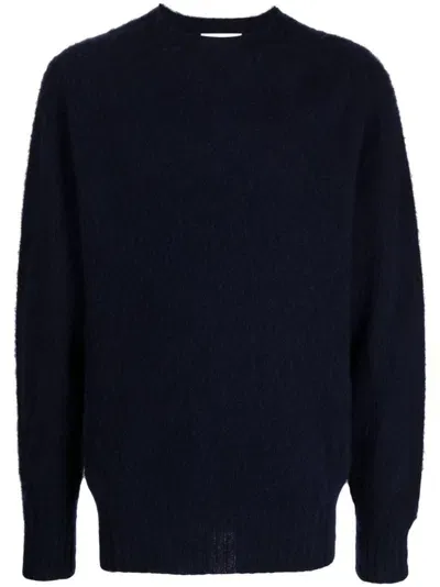 Ymc You Must Create Crewneck Sweater In Blue