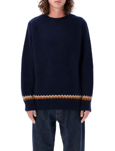 Ymc You Must Create Shetland Sweater In Black