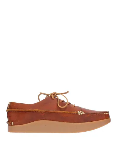 Yogi Leather Shoes In Brown