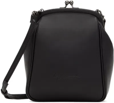 Yohji Yamamoto Black Discord Clasp Bag In 1 Black