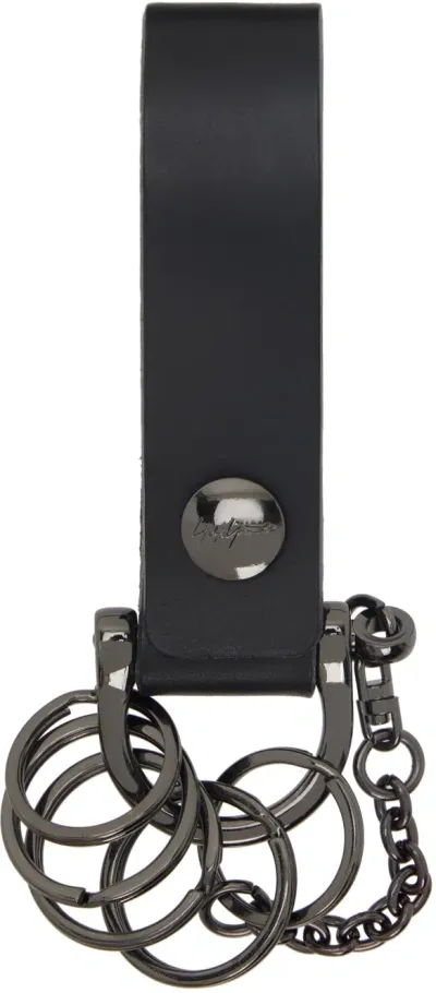 Yohji Yamamoto Black Discord Keychain In 1 Black