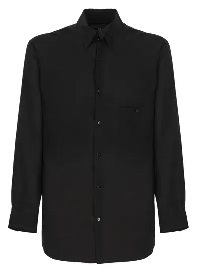 Yohji Yamamoto Cellulose Shirt In Black