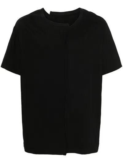 Yohji Yamamoto Cotton T-shirt In Black