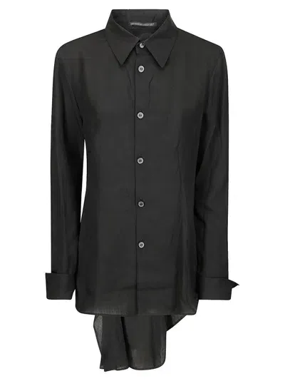 Yohji Yamamoto Sailor Cutting Blouse In Black