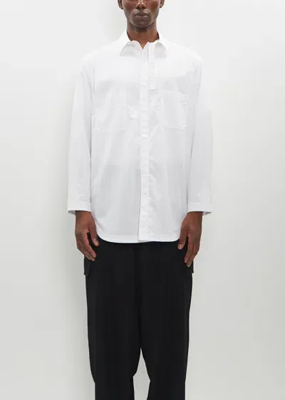 Yohji Yamamoto Pour Homme Chain Stitch Shirt In White