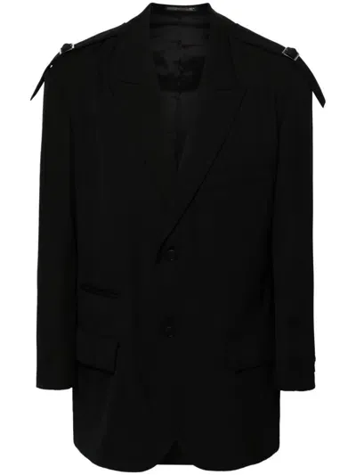 Yohji Yamamoto Wool Blazer In Black