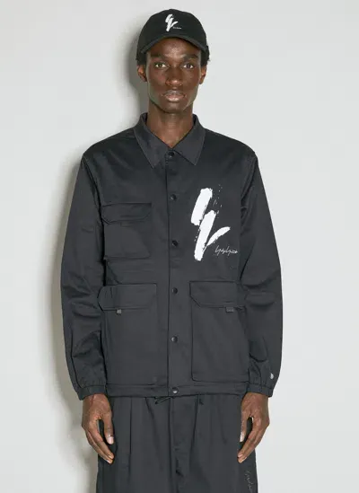 Yohji Yamamoto X Ne Field Coach Jacket In Black