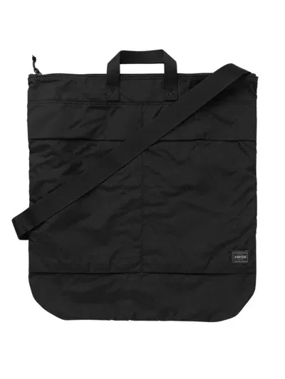 Yoshida Porter Flex 2way Helmet Bag In Black