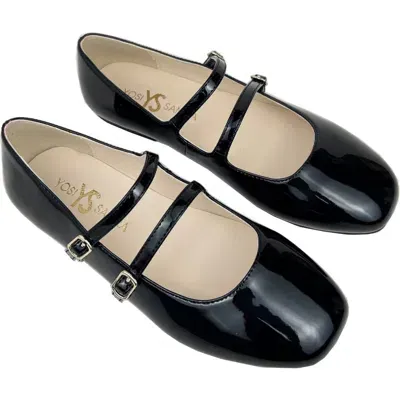 Yosi Samra Kids' Miss Mary Flat In Black