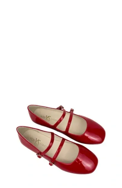 Yosi Samra Kids' Miss Mary Flat In Red