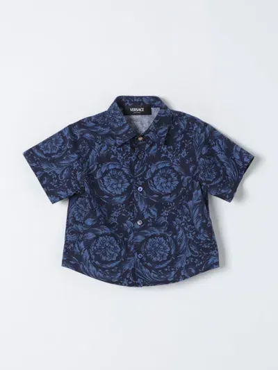 Young Versace Shirt  Kids Color Blue