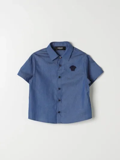 Young Versace Babies' Shirt  Kids Color Sky Blue