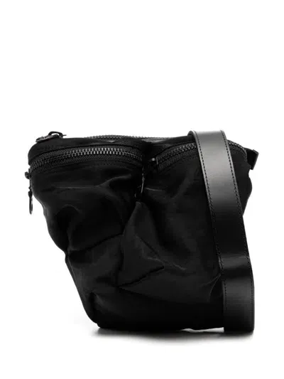 Y's Adjustable Strap Bag In Black