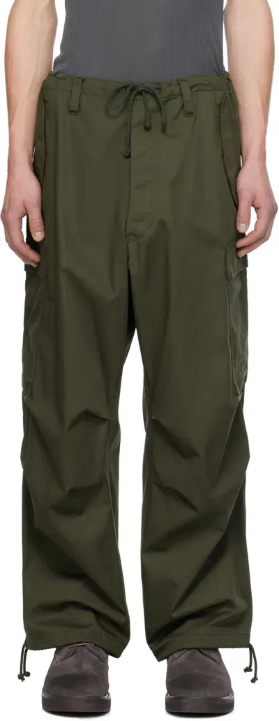 Ys For Men Khaki Twill Cargo Pants In 1 Khaki