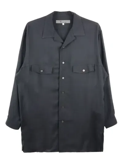 Y's Satin Shirt In Grey