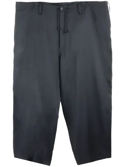 Y's Wool Trousers In Black