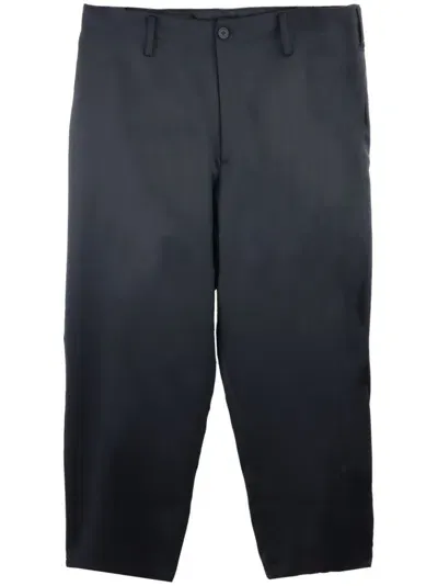 Y's Wool Trousers In Schwarz