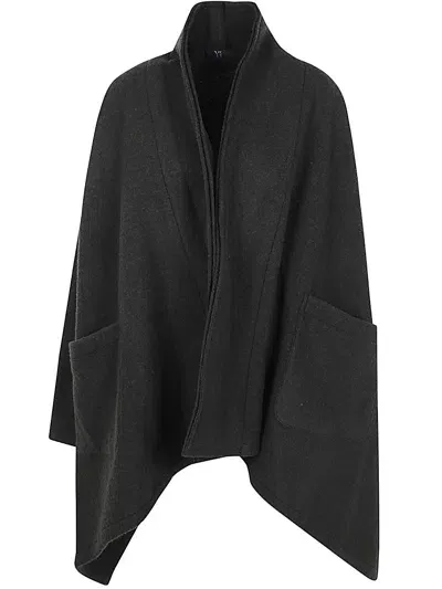 Y's Y-front Drape Cardigan In Green