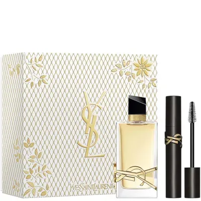 Ysl Yves Saint Laurent Libre Eau De Parfum 90ml And Lash Clash Gift Set In White