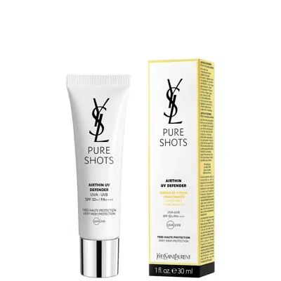 Ysl Yves Saint Laurent Pure Shots Uv Defender Moisturiser 30ml In White