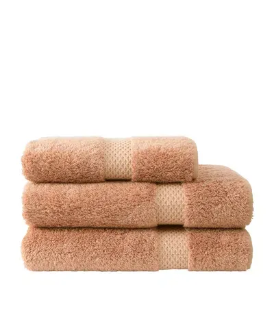 Yves Delorme Etoile Guest Towel In Brown