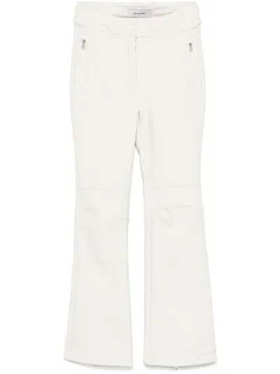 Yves Salomon Flared Ski Trousers In Neutrals