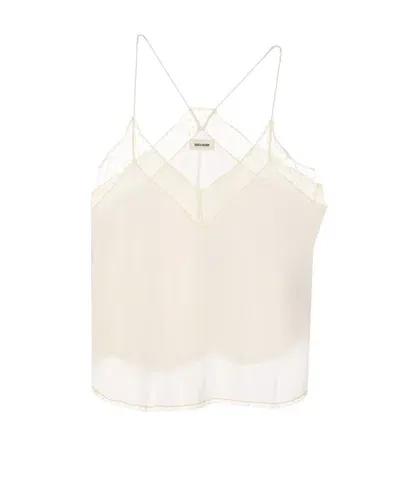 Zadig &amp; Voltaire Christy Top In White