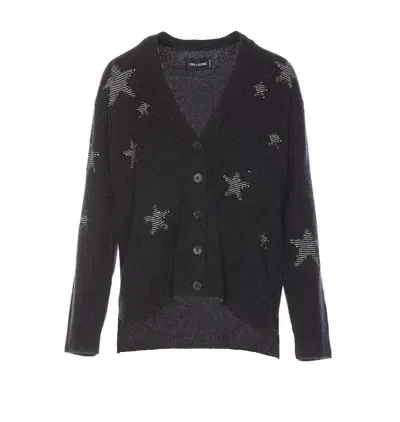 Zadig &amp; Voltaire Mirka Stars Cardigan In Black