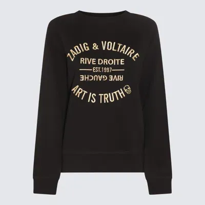 Zadig &amp; Voltaire Noir Cotton Sweatshirt In Black