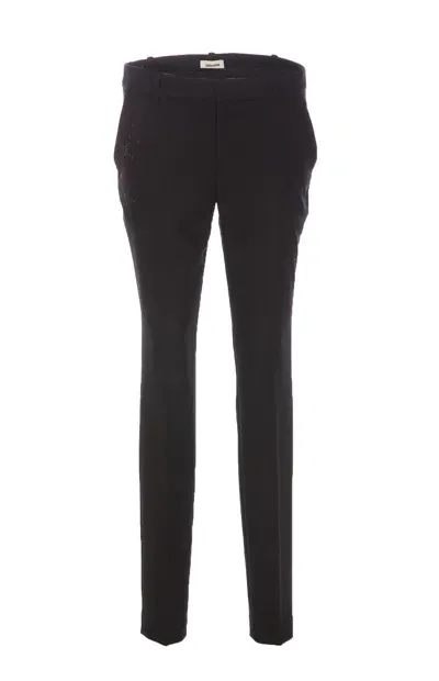 Zadig &amp; Voltaire Prune Strass Pants In Black