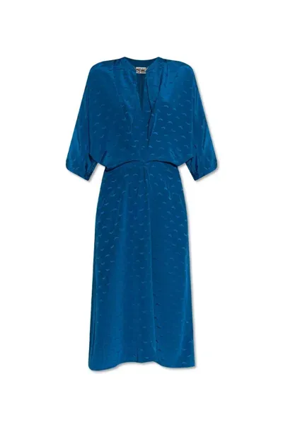 Zadig &amp; Voltaire Ritany Jacquard Midi Dress In Blue