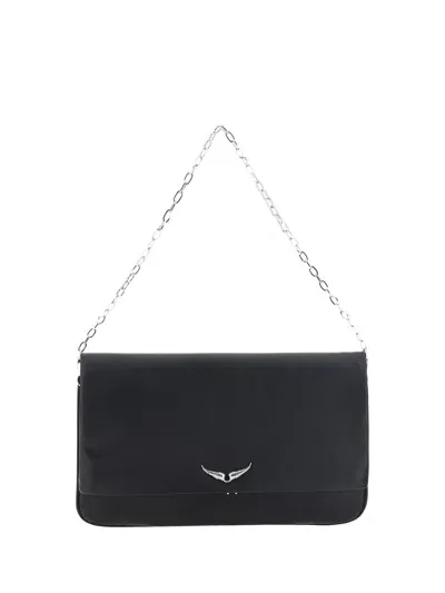 Zadig &amp; Voltaire Rock Eternal Shoulder Bag In Noir