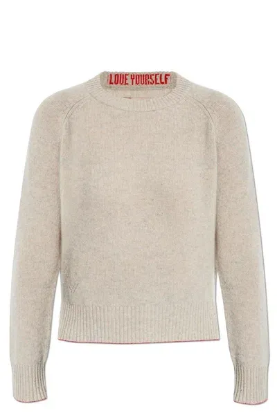 Zadig &amp; Voltaire Sourcy Crewneck Jumper In Latte