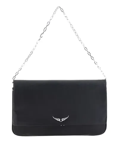 Zadig&amp;voltaire Rock Eternal Xl Shoulder Bag In Black