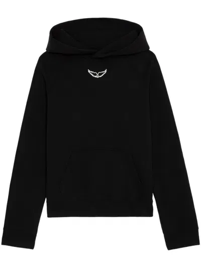 Zadig & Voltaire Georgy Hoodie In Noir