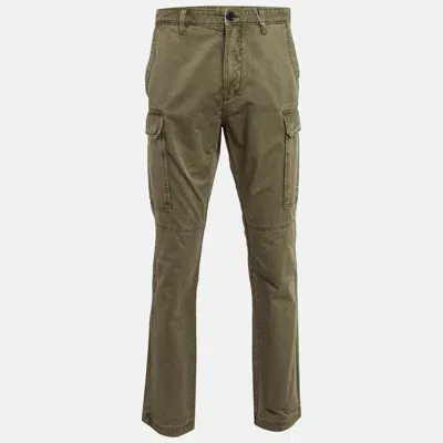 Pre-owned Zadig & Voltaire Green Cotton Cargo Pants L