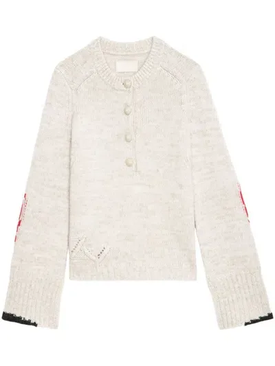 Zadig & Voltaire Halty Jumper In Oatmeal