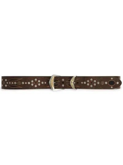 Zadig & Voltaire Jane Belt In Brown