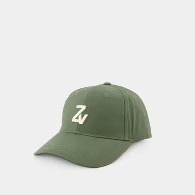 Zadig & Voltaire Klelia Zv Initiale Cap -  - Cotton - Khaki