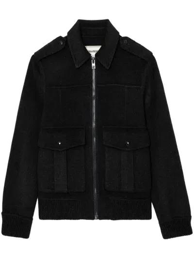 Zadig & Voltaire Luka Jacke In Anthracite