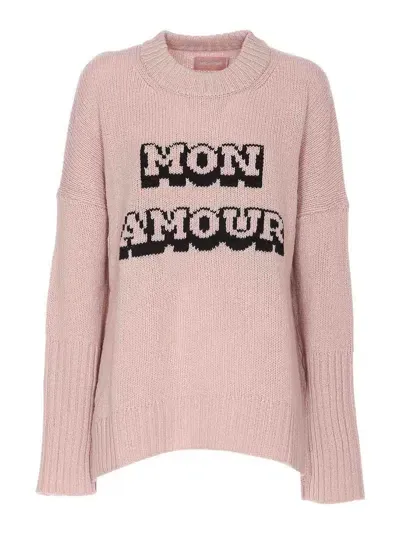 Zadig & Voltaire Malta Mon Amour Sweater In Nude & Neutrals