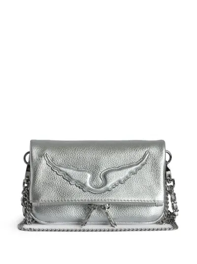 Zadig & Voltaire Rock Mini Bag In Silver